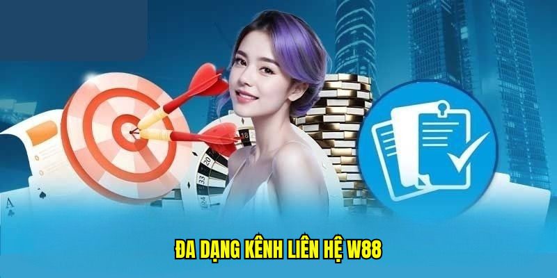 Đa dạng kênh liên hệ W88